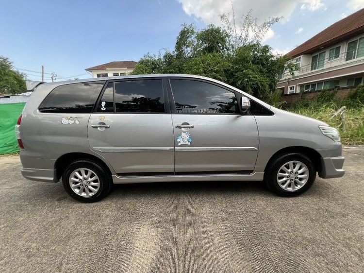 Toyota Innova 2015 2.0 V Sedan เบนซิน LPG เกียร์อัตโนมัติ เทา รูปที่ 2