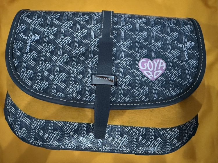 หนังแท้ ไม่ระบุ ดำ กระเป๋า Goyard
