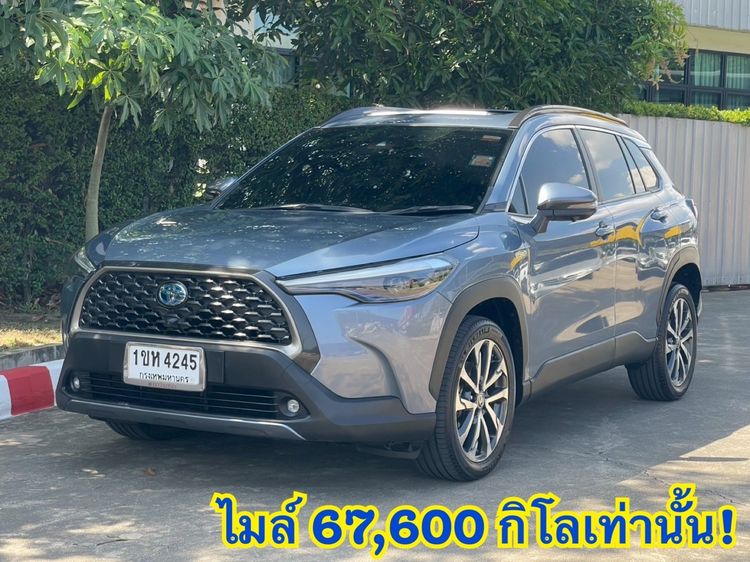 รถ Toyota Corolla Cross 1.8 Hybrid Premium Safety สี เทา