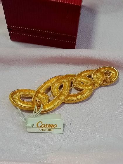 เข็มกลัดวินเทจ Cosmo gold จากต่างประเทศสวย รูปที่ 2
