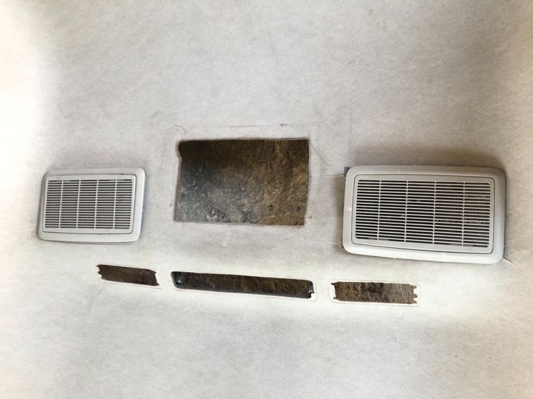 ช่องรีเทิร์นแอร์หลัง รถตู้หลังคาสูง อะไหล่ รถตู้ มือสอง ของแท้ Toyota Hiace Commuter ตรงรุ่น โฉมปี 2005 - 2013 รูปที่ 4