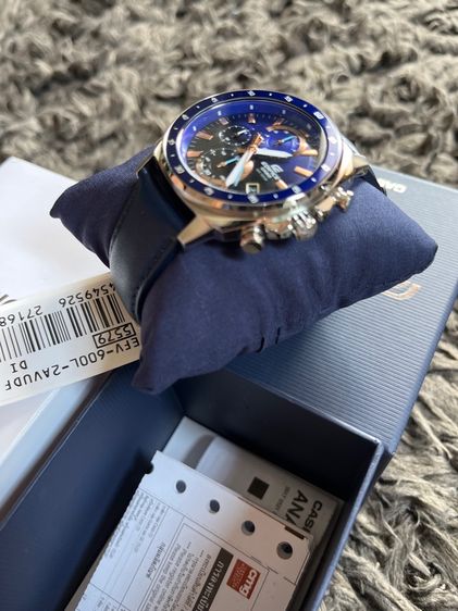 🔥 Casio EDIFICE EFV-600L-2A Blue รูปที่ 2