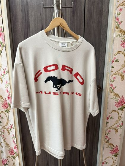 T Shirt Pull and Bear x Ford White