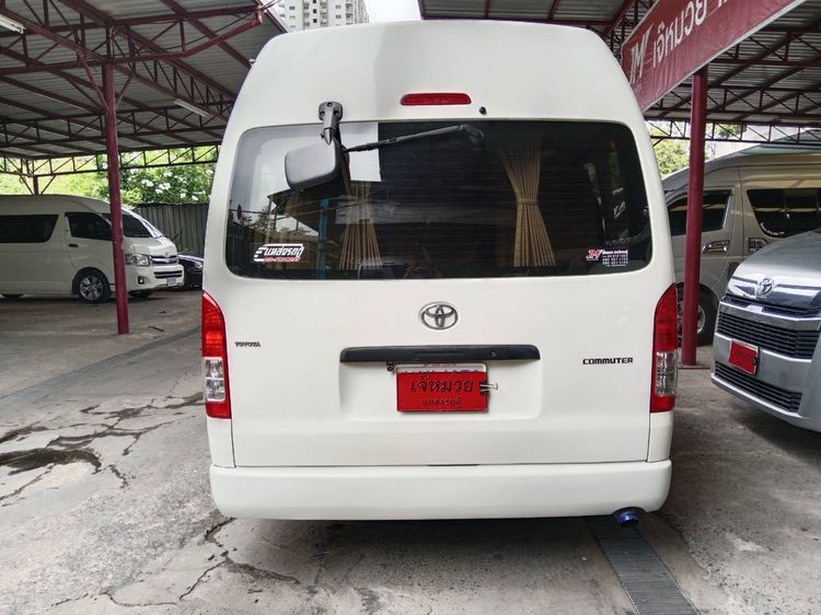 Toyota Commuter 2014 3.0 Van ดีเซล ไม่ติดแก๊ส เกียร์ธรรมดา ขาว รูปที่ 4