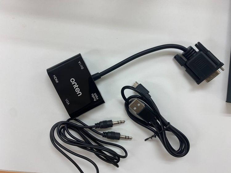 ONTEN อะแดปเตอร์แปลงสัญญาณ VGA to HDMI รุ่น OTN-5138HV สีดำ รูปที่ 2