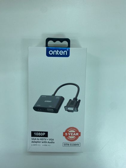 ONTEN อะแดปเตอร์แปลงสัญญาณ VGA to HDMI รุ่น OTN-5138HV สีดำ รูปที่ 7