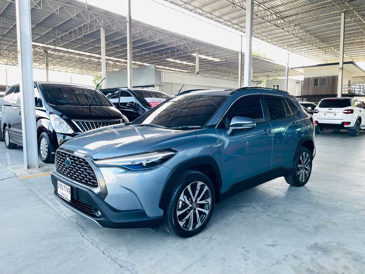 รถ Toyota Corolla Cross 1.8 Hybrid Premium Safety สี เทา