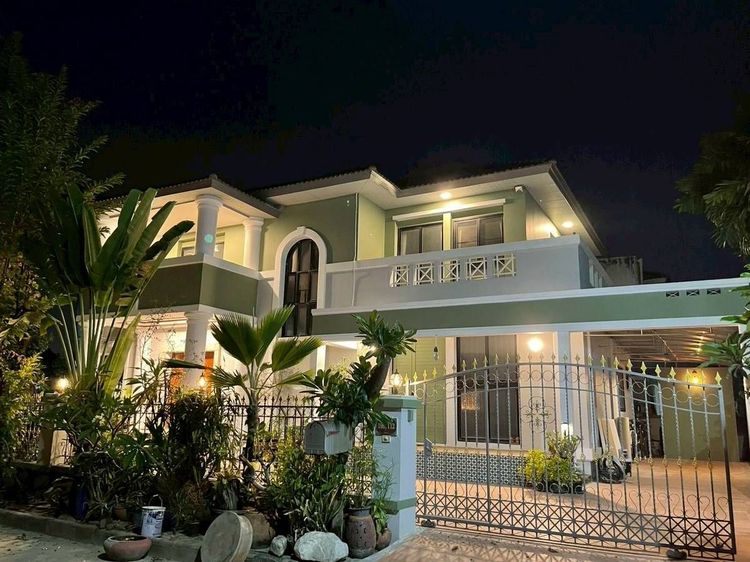 มีบางส่วน ขายบ้านเดี่ยวหรู วินด์มิลล์ บางนา (Windmill Bangna) 109 ตร.ว. 4 ห้องนอน บ้านในสนามกอล์ฟ ทำเลดี ใกล้เมกาบางนา