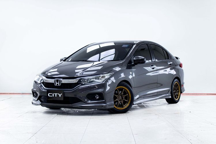 Honda City 2018 1.5 V Plus i-VTEC Sedan เบนซิน ไม่ติดแก๊ส เกียร์อัตโนมัติ เทา