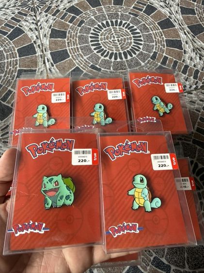 POKEMON Pin เข็มกลัด งานลิขสิทธิ์แท้ จากtrue สภาพของใหม่ในแพ็ค แพ็คมีรอยบางตามสภาพ ของเก่าเก็บ หายากแล้ว  สำหรับสะสม รูปที่ 2