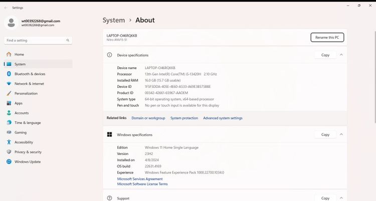 Acer Nitro V15 สภาพ 100% รูปที่ 6