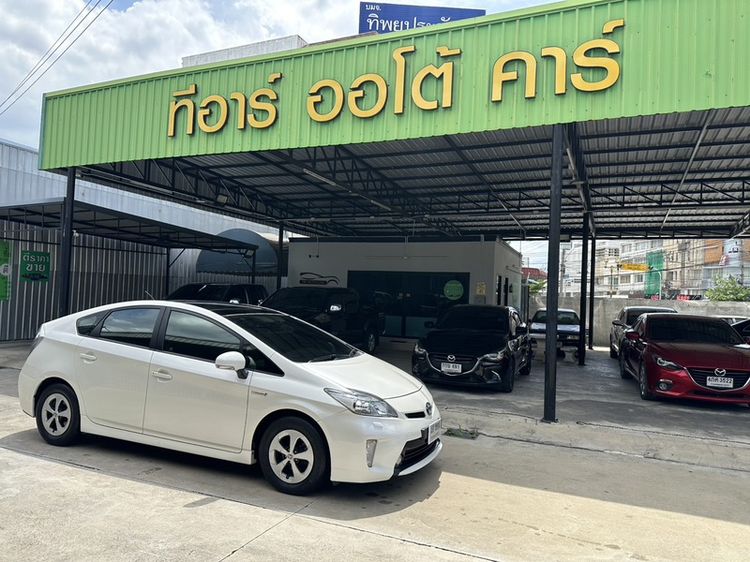 Toyota Prius 2012 1.8 Hybrid Top Option Grade Sedan ไฮบริด ไม่ติดแก๊ส เกียร์อัตโนมัติ ขาว