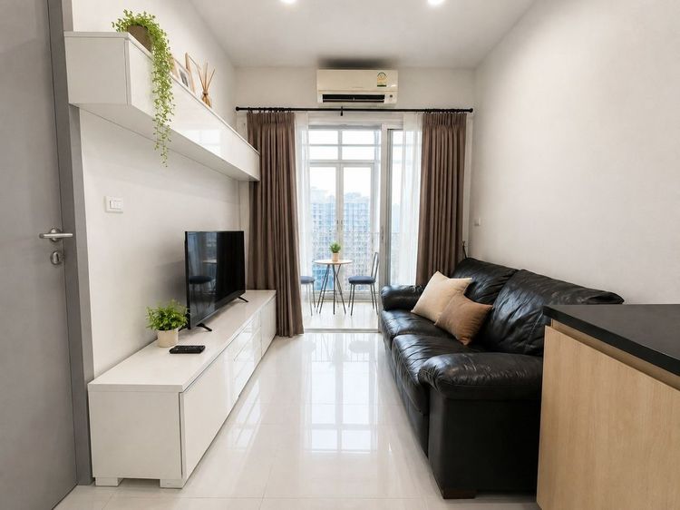 Ananda Development ไม่อนุญาต ตกแต่งครบ 2011 1BR AVAILABLE FOR SALE and RENT AT IDEO VERVE ONNUT รูปที่ 2