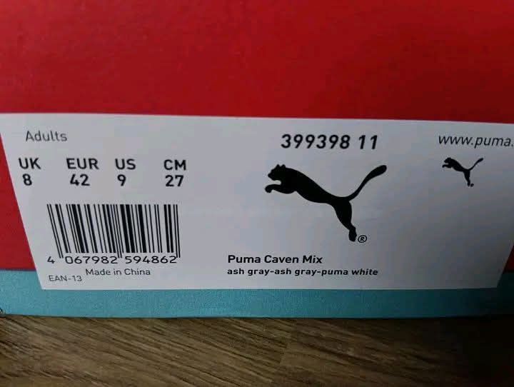 Saleรองเท้า puma caven mix สีเทา เบอร์ 8 [UK 42] รูปที่ 4