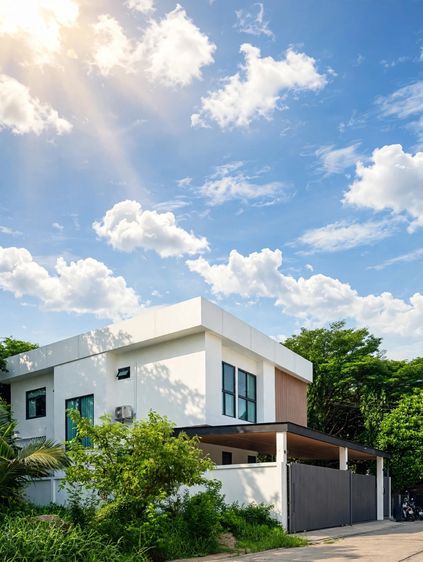 ด่วน ปรับราคาลงคุ้มที่สุดในทำเล ขายบ้านเดี่ยว 2 ชั้น สไตล์ Modern Luxury ย่านพุทธบูชา 34 ดีไซน์ Double Volume แปลงมุมติดสวน ใกล้ รร.