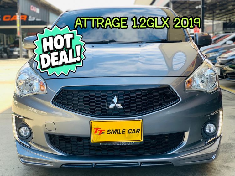 รถ Mitsubishi Attrage 1.2 GLX สี เทา