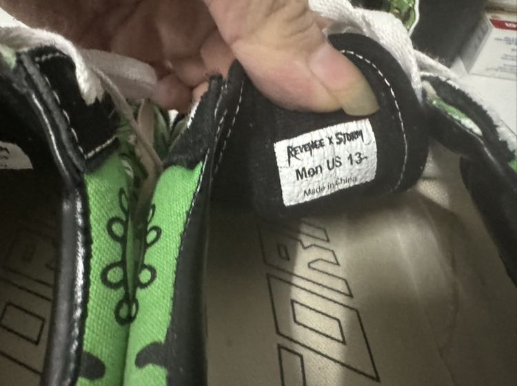 รองเท้า Revenge x Storm ลายผ้าเช็ดหน้าเขียว (Green Bandana) 13US / 47 รูปที่ 6
