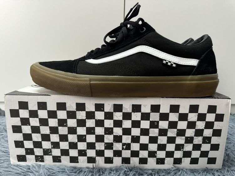 Vans Skate Old Skool Black/Gum พื้น PopCush สภาพกริบ มีกล่องครบ รูปที่ 2