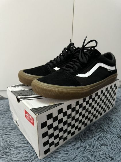 Vans Skate Old Skool Black/Gum พื้น PopCush สภาพกริบ มีกล่องครบ