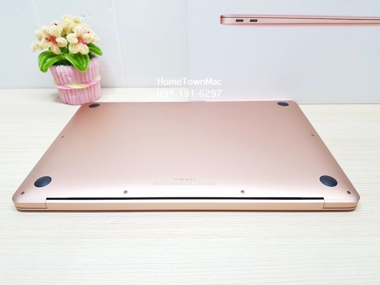 MacbookAir (Retina13-inch, 2020) M1 8-Core CPU 7-Core GPU SSD 256Gb Ram 8Gb สี Gold ครบกล่อง ราคาน่าโดน รูปที่ 9