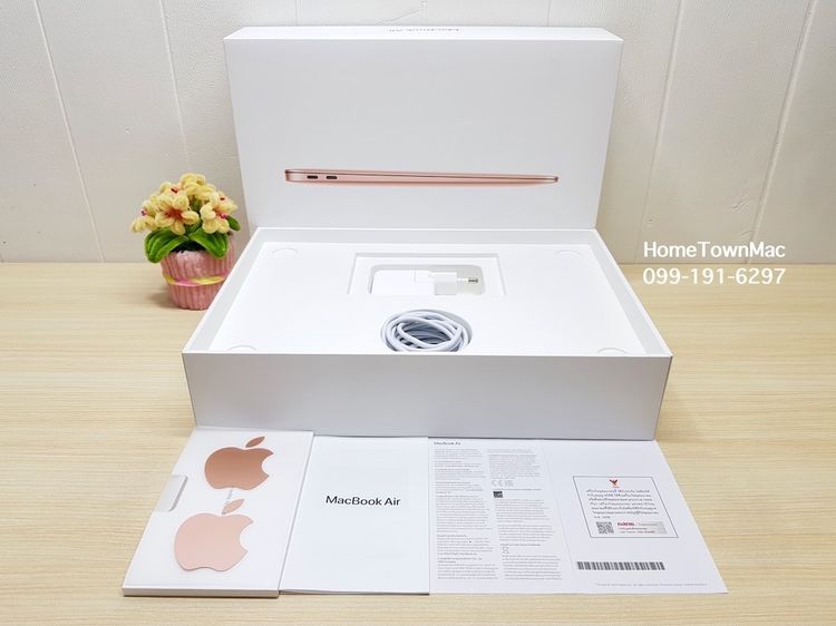 MacbookAir (Retina13-inch, 2020) M1 8-Core CPU 7-Core GPU SSD 256Gb Ram 8Gb สี Gold ครบกล่อง ราคาน่าโดน รูปที่ 2