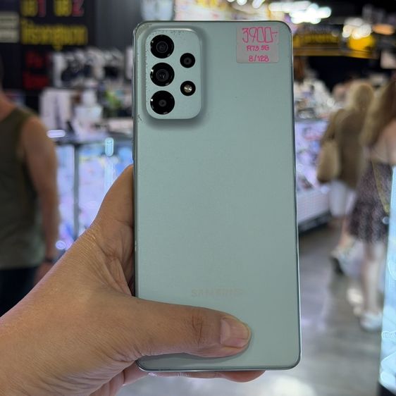 Samsung A73 5G สีเขียว เครื่องศูนย์ สภาพสวย จอ6.7นิ้ว แรม8รอม128 Snap778G กล้อง108ล้าน(4ตัว) รูปที่ 2