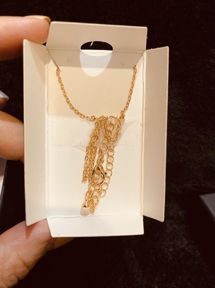 สร้อยคอ Lovisa (จี้ดอกไม้ประดับคริสตัลเขียว) รูปที่ 9