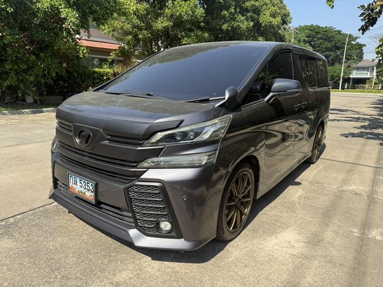 Toyota Vellfire 2017 2.5 Z G Edition Van เบนซิน เกียร์อัตโนมัติ เทา รูปที่ 3