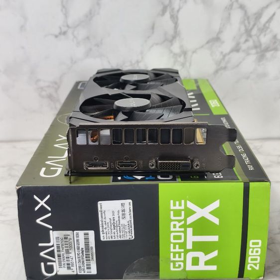 GALAX GeForce RTX 2060 (1-Click OC) 6GB DDR6 มือสอง มีกล่องครบ รูปที่ 3