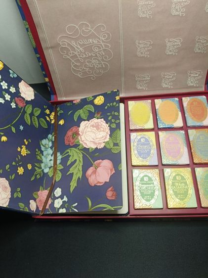 เซ็ตของขวัญ DONNA CHANG ของใหม่แท้ สบู่ธรรมชาติ 9 ก้อน พร้อมสมุดบันทึกปกหนังสุดหรู รูปที่ 5