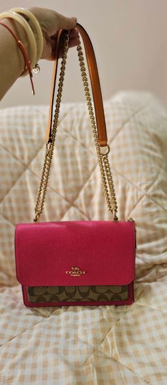 กระเป๋า Coach C8344 (รุ่น Klare Crossbody) หนัง Canvas ของแท้ สภาพเหมือนใหม่ สติ๊กเกอร์ตรงโลโก้ยังไม่ได้แกะ กระดาษรองกระเป๋ายังไม่ได้เอาออก รูปที่ 8