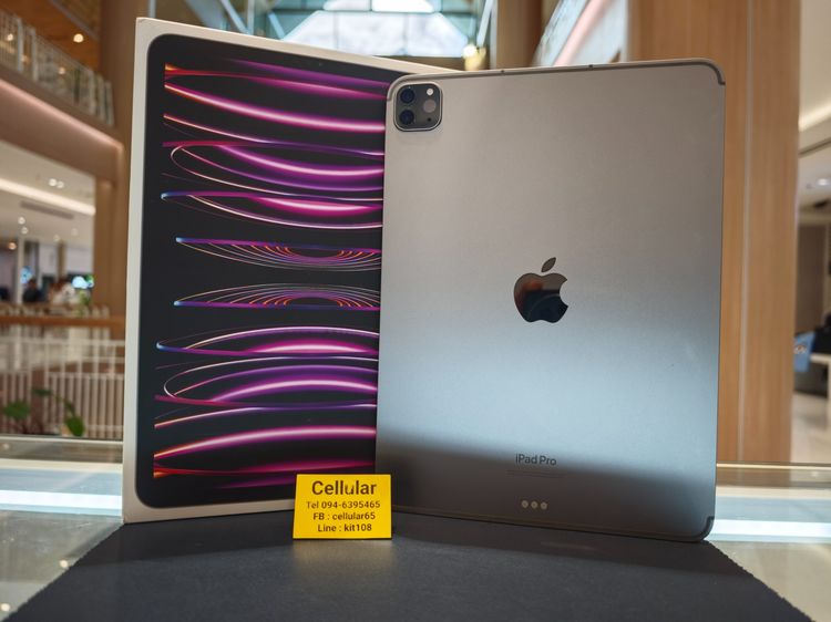 Apple 256 GB iPad Pro 11 Gen4 M2 256GB ใส่ซิม สภาพสวยมาก เครื่องไทย ครบกล่อง