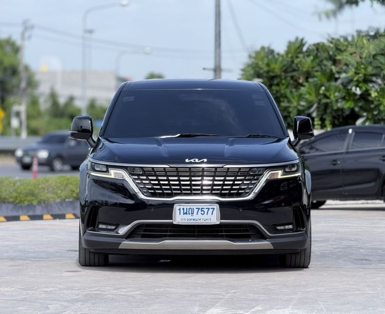Kia Grand Carnival 2022 2.2 EX Utility-car ดีเซล ไม่ติดแก๊ส เกียร์อัตโนมัติ ดำ รูปที่ 3