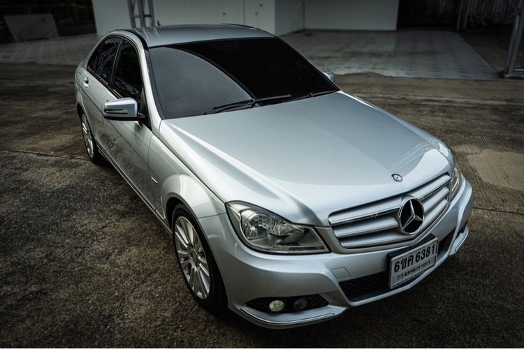 Mercedes-Benz C-Class 2013 C200 CGI Sedan เบนซิน ไม่ติดแก๊ส เกียร์อัตโนมัติ บรอนซ์เงิน
