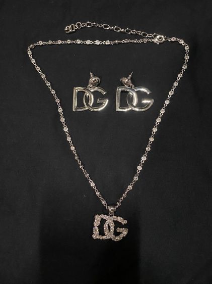 ชุดเซ็ทเครื่องประดับ โลหะ D&G (เซ็ท) สร้อยคอเพชร ต่างหู (vip💯)