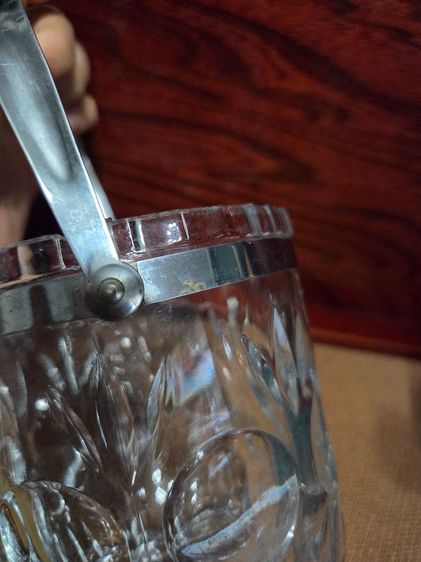 ถังน้ำแข็งแก้ววินเทจ ADERIA GLASS Japan 🇯🇵 (มีกล่อง) รูปที่ 7
