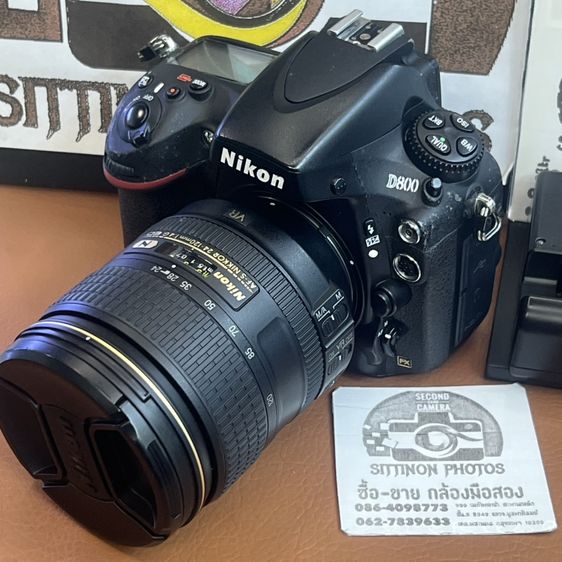 Nikon D800 พร้อม 24-120 mm f4G  VR Nano อุปกรณ์ครบพร้อมใช้