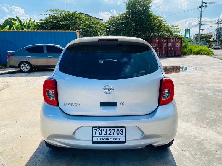 Nissan March 2018 1.2 S Sedan เบนซิน ไม่ติดแก๊ส เกียร์ธรรมดา บรอนซ์เงิน รูปที่ 4
