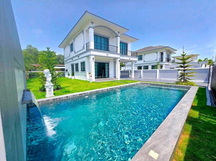 มีบางส่วน ขายบ้านเดี่ยวพูลวิลล่าสร้างใหม่ 2 ชั้น BRAND NEW LUXURY POOL VILLA พัทยา-ห้วยใหญ่ พร้อมสระว่ายน้ำส่วนตัวและเฟอร์นิเจอร์บิวท์อิน