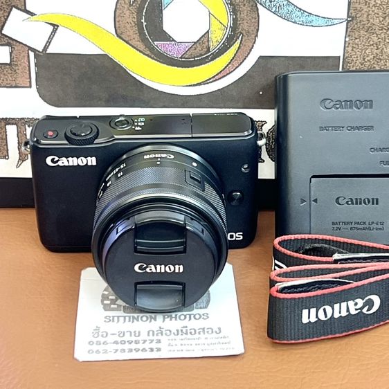 Canon eos m10 เลนส์ 15-45 mm สวยพร้อมใช้งาน