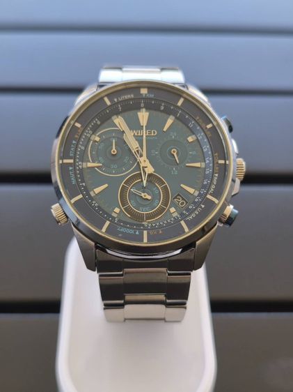 เงิน นาฬิกา SEIKO WIRED Chronograph
