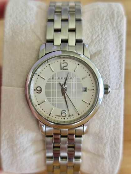 อื่นๆ นาฬิกาผู้หญิง BURBERRY (BU1309) Classic Silver หน้าปัดลายเช็ก