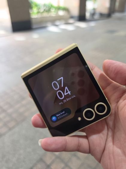 ขายแลกเทริน์​ Galaxy​ Z​ ​Flip6​ตัวเครื่องสภาพสวย​ตำหนิหน้าจอแตกกระพริบ​ตามรูปภาพ​ใช้งานได้ปกติ​ไว้เป็นเครื่องสำรอง​สวยๆครับ​🥰​ รูปที่ 12