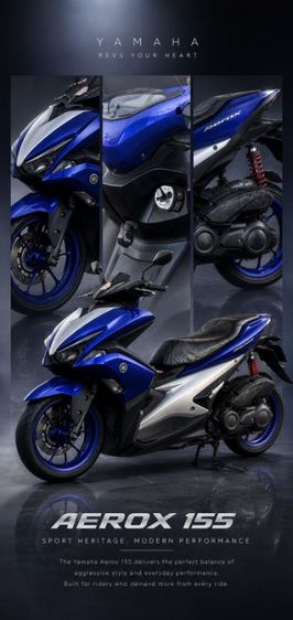 ⚡️Aeros 155cc⚡️ราคา19,5000❄️