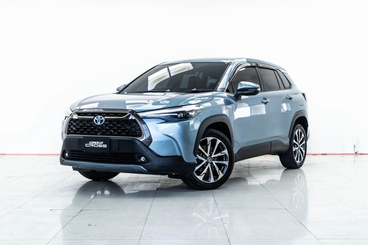 Toyota Corolla Cross 2020 1.8 Hybrid Premium Utility-car ไฮบริด ไม่ติดแก๊ส เกียร์อัตโนมัติ เทา