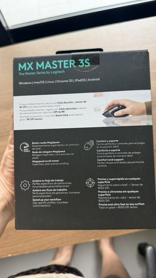 🖱️ [ขาย] Logitech MX Master 3S (Performance Wireless Mouse) – ของใหม่ มือ 1 กล่องซีลเมาส์ไร้สายยอดฮิตระดับท็อปสำหรับสายทำงาน กราฟิก และโปรแกรมเมอร์ Logitec รูปที่ 2