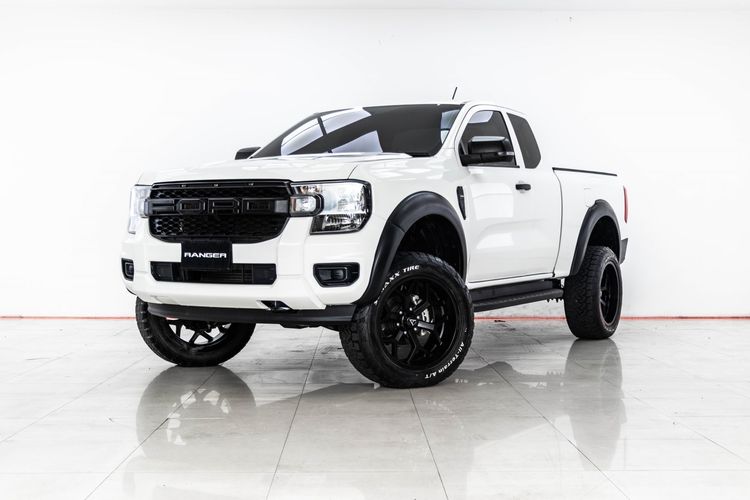 Ford Ranger 2024 2.0 Hi-Rider XL+ Pickup ดีเซล ไม่ติดแก๊ส เกียร์ธรรมดา ขาว