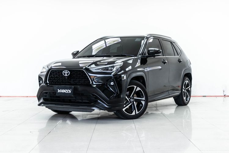 รถ Toyota Yaris Cross 1.5 HEV Premium Luxury สี ดำ