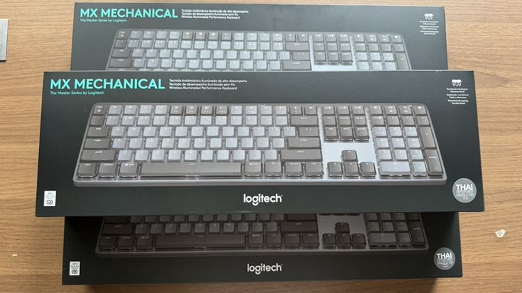 เม้าส์ และคีย์บอร์ด ⌨️ ขายคีย์บอร์ดไร้สาย Logitech MX Mechanical (Wireless Illuminated Performance Keyboard) ✨