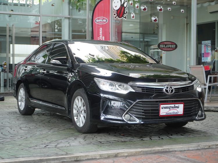 Toyota Camry 2015 2.0 G Sedan เบนซิน ไม่ติดแก๊ส เกียร์อัตโนมัติ ดำ รูปที่ 3
